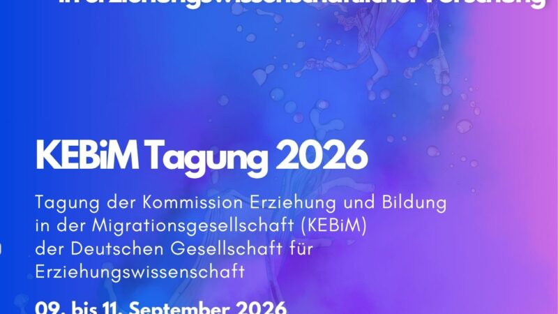 Rückkehr, Weiterbewegung, Gegen|Bewegung? Posterpräsentation auf der KEBiM-Tagung 2026 [Poster / Tagung]